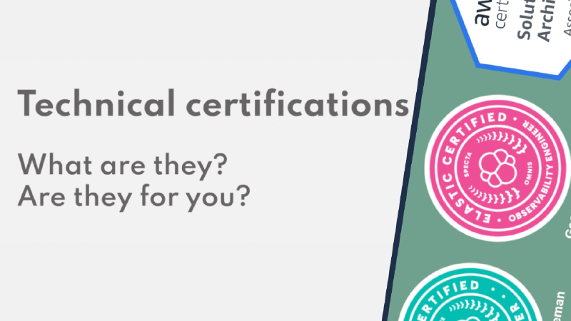 Featured image of post My thinking on certifications